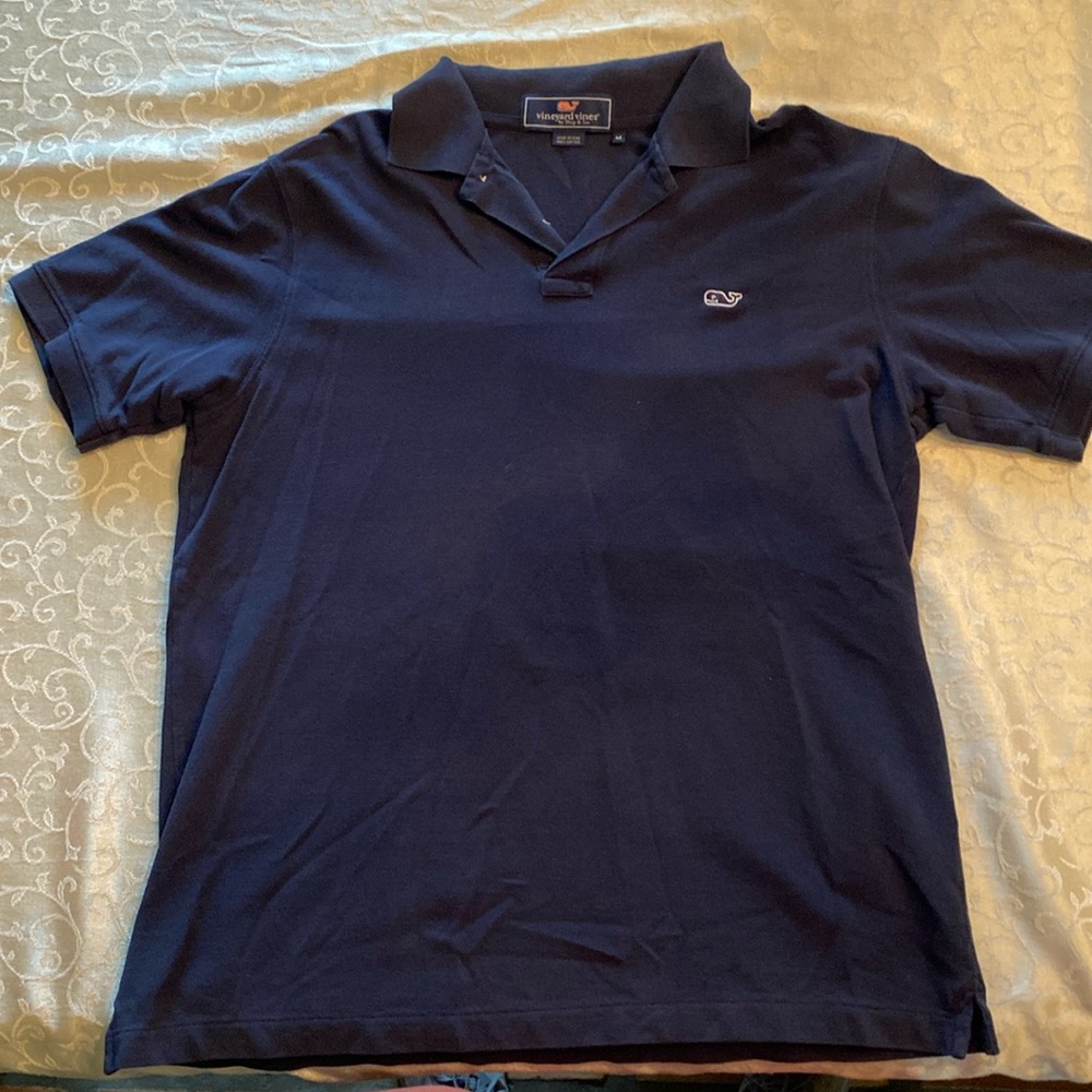 Adult Medium Short Sleeve Collared Shirt from Vineyard Vines